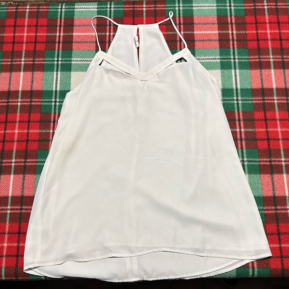 White tank top